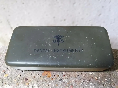 Estuche Dental Militar Us Army Schneider Chicago Era Corea, foto 2