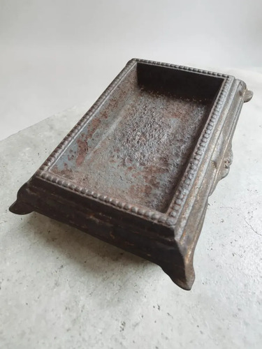 Recipiente Antiguo Hierro Fundido Decoración Rústica, foto 4