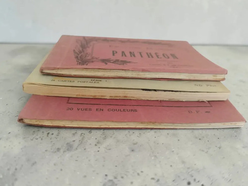 Lote 3 Libretas Postales Francesas 1920 Color Bf/nd, foto 5