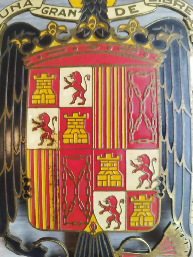 Escudo España Franco Metal Vintage Decorativo, foto 2