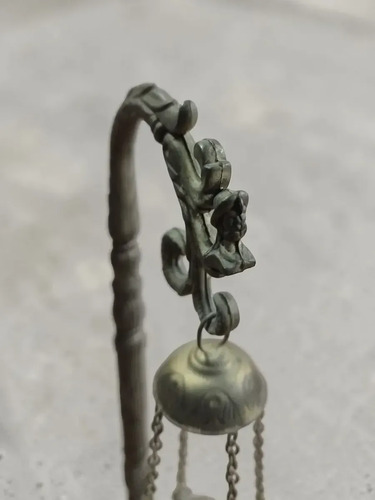 Antiguo Botafumeiro Santiago Protección Hogar Metal C. 1950, foto 4