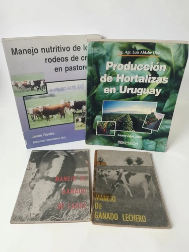 Libros Ganado Lechero Carne Hortalizas Uruguay Pastoreo Agro