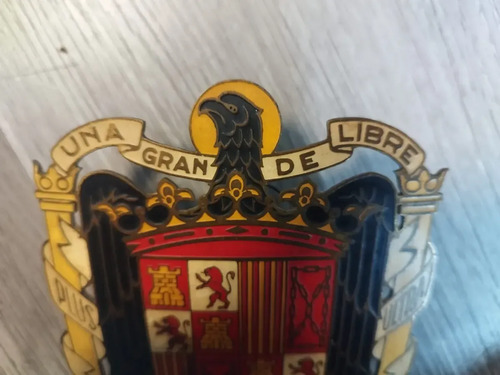 Escudo España Franco Metal Vintage Decorativo, foto 5