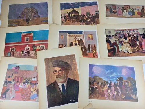 Pedro Figari Lote Láminas Reproducciones Color Arte Uruguayo, foto 2
