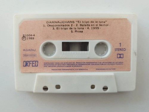 Darnauchans El Trigo De La Luna Cassette Orfeo Estándar, foto 5