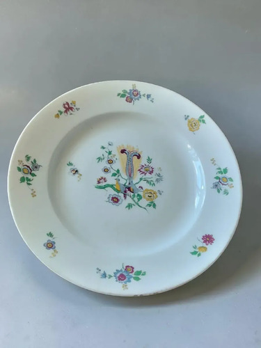 Plato Limoges Union Ceramique 31 Cm Floral, foto 2