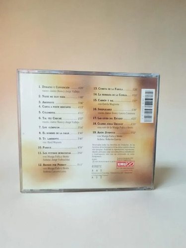 Jaime Roos Repertorio Cd Emi Orfeo Uruguay Estándar, foto 2