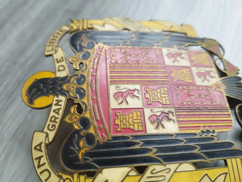 Escudo España Franco Metal Vintage Decorativo, foto 4