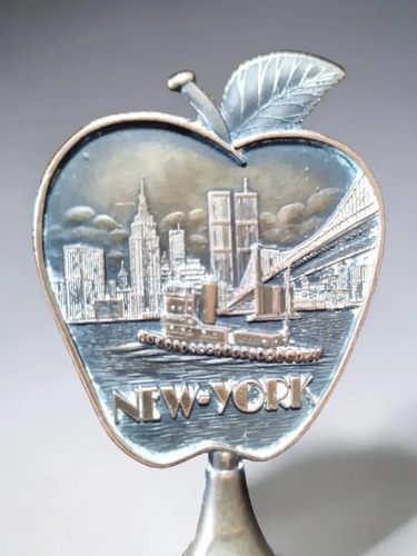 Campana Metal New York Torres Gemelas Vintage Twin Towers, foto 5