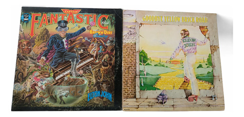 Elton John Vinilos Captain Fantastic Goodbye Yellow Brick Lp Estándar