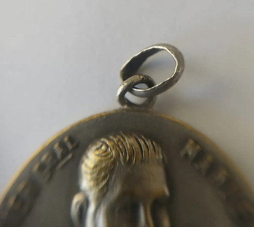 Medalla Plata Partido Nacional Oribe 1836 1936, foto 6
