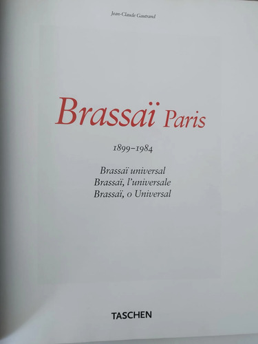 Gautrand Brassai Paris Libro De Fotografía Urbana, foto 6