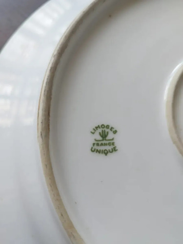 Plato Limoges Union Ceramique 31 Cm Floral, foto 4