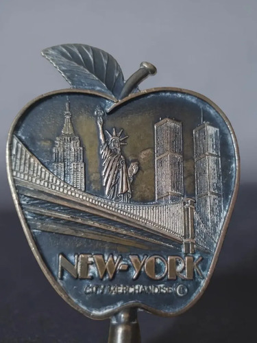 Campana Metal New York Torres Gemelas Vintage Twin Towers, foto 4